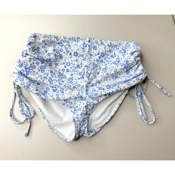 Hollister Other - Hollister High Rise Ruched Ribbon Tie Waist Cute Floral Coquette Cottagecore S